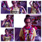 Alex Mitchell showing how to wear colorful and stylish soft lush fashion boa scarf in yellow, purple, pink colors by Twinki-Winki.